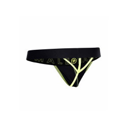 MALE BASICS String NEON MaleBasics Noir-Jaune